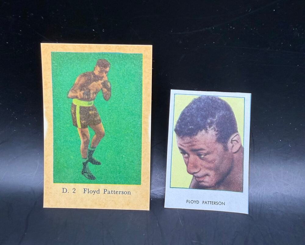 1959 Rekord Journal Dutch Gum Floyd Patterson Cards Heavyweight Champ 52 Olympic
